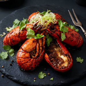 Black Pepper Maine Lobster (6 Halves)