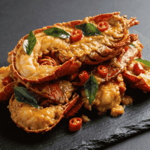 Salted Egg Yolk Maine Lobster (6 Halves)