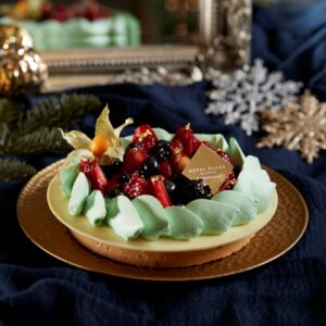 Pandan & Gula Melaka Berry Tart